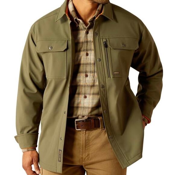 Ariat Other - Ariat Men's Rebar DuraStretch Utility Softshell Shirt Jacket. GORPCORE Cowboy Lg